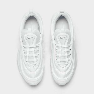 All white Nike Air max